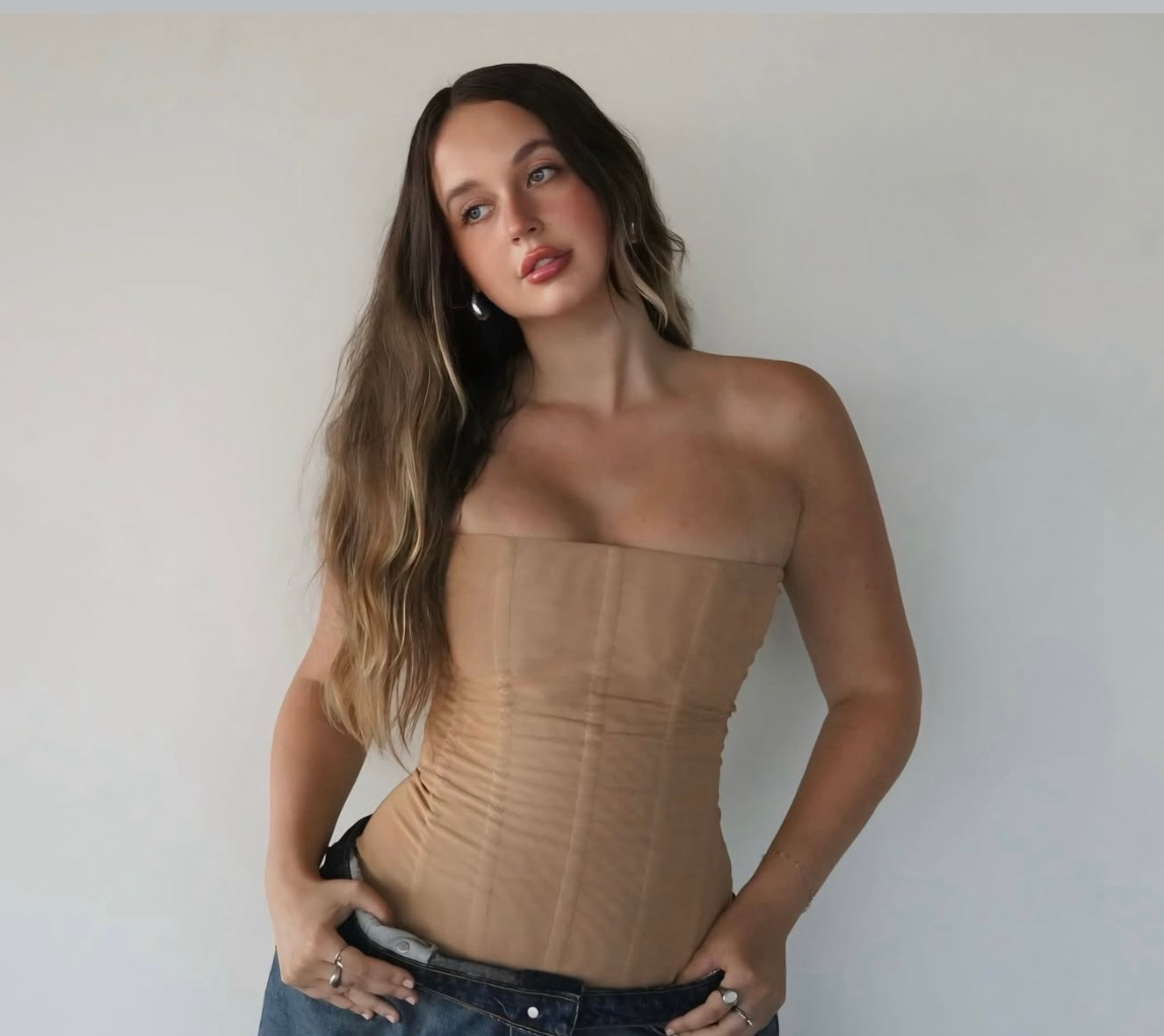 Sky Strapless Sculpting Corset Top