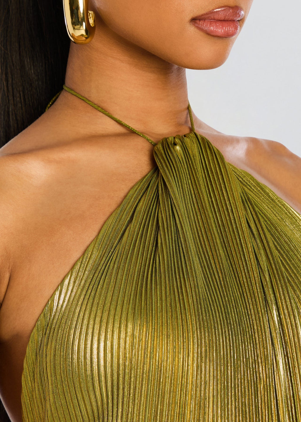 Thalia Glowing Peridot Maxi Dress
