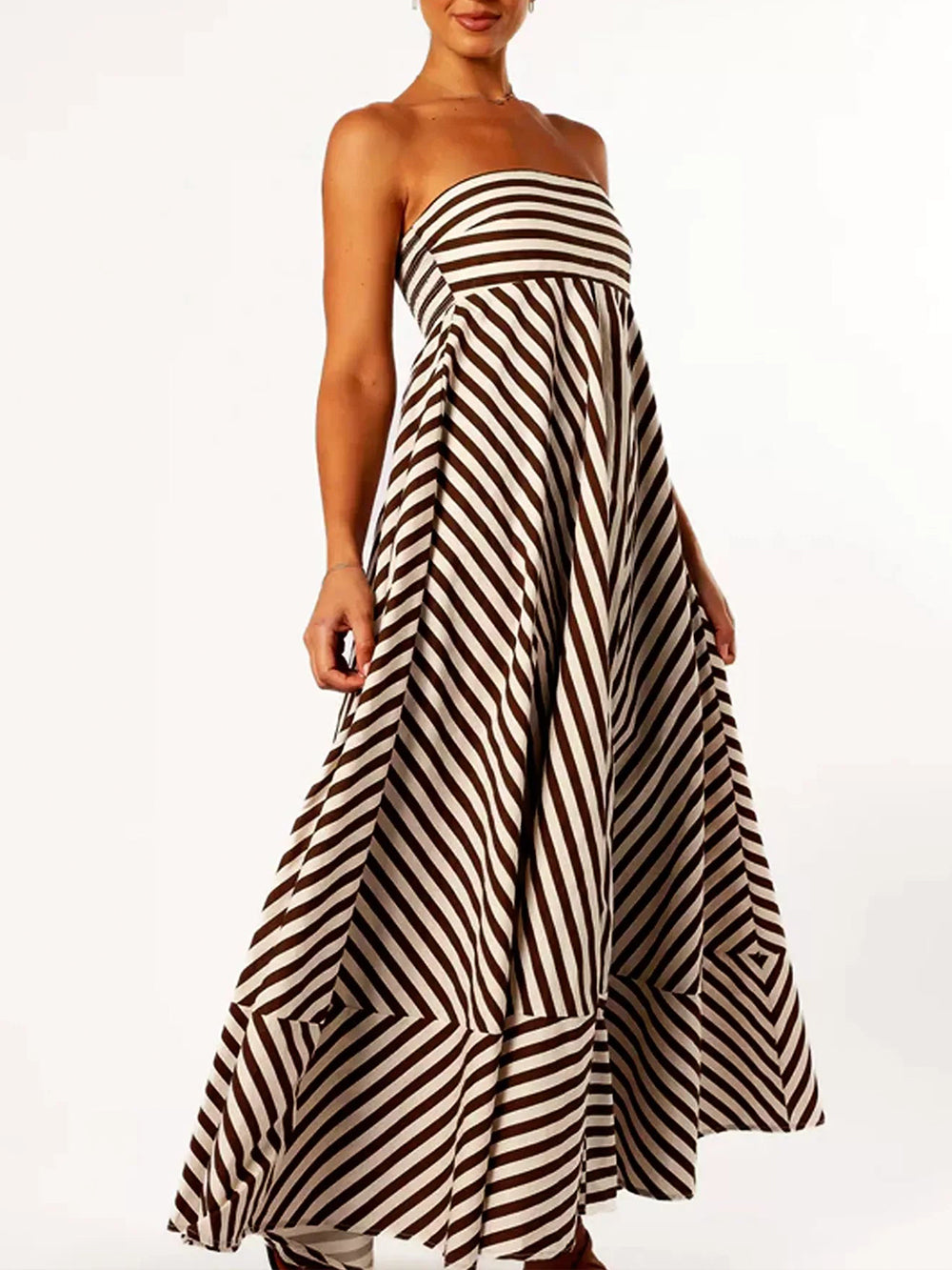 Nocturnal Charm Ruched Maxi Dress