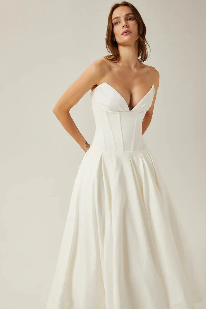Lorelei | Corset Midi Dress