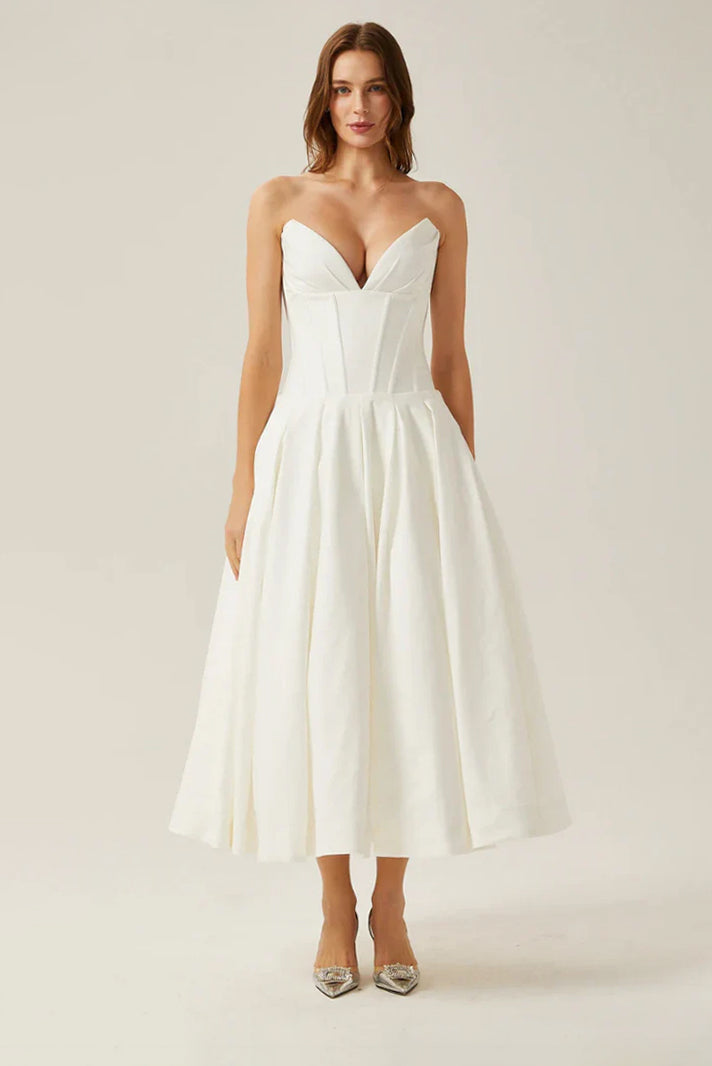 Lorelei | Corset Midi Dress
