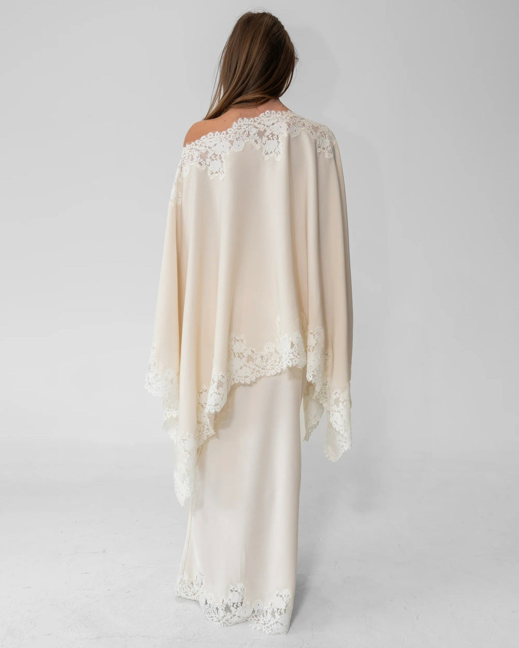 Lace Cape Top & Mermaid Skirt