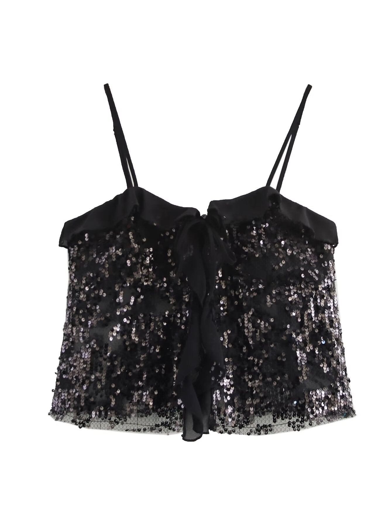 Clarissa Sequin Halter Top
