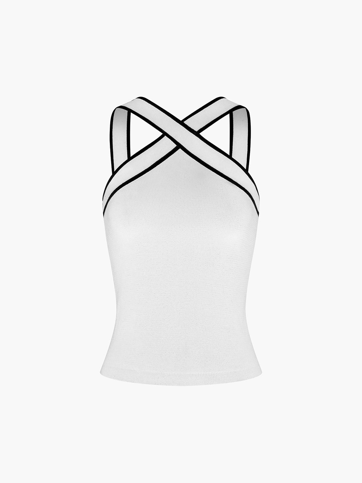 Hannah Crossed Design Tank Top