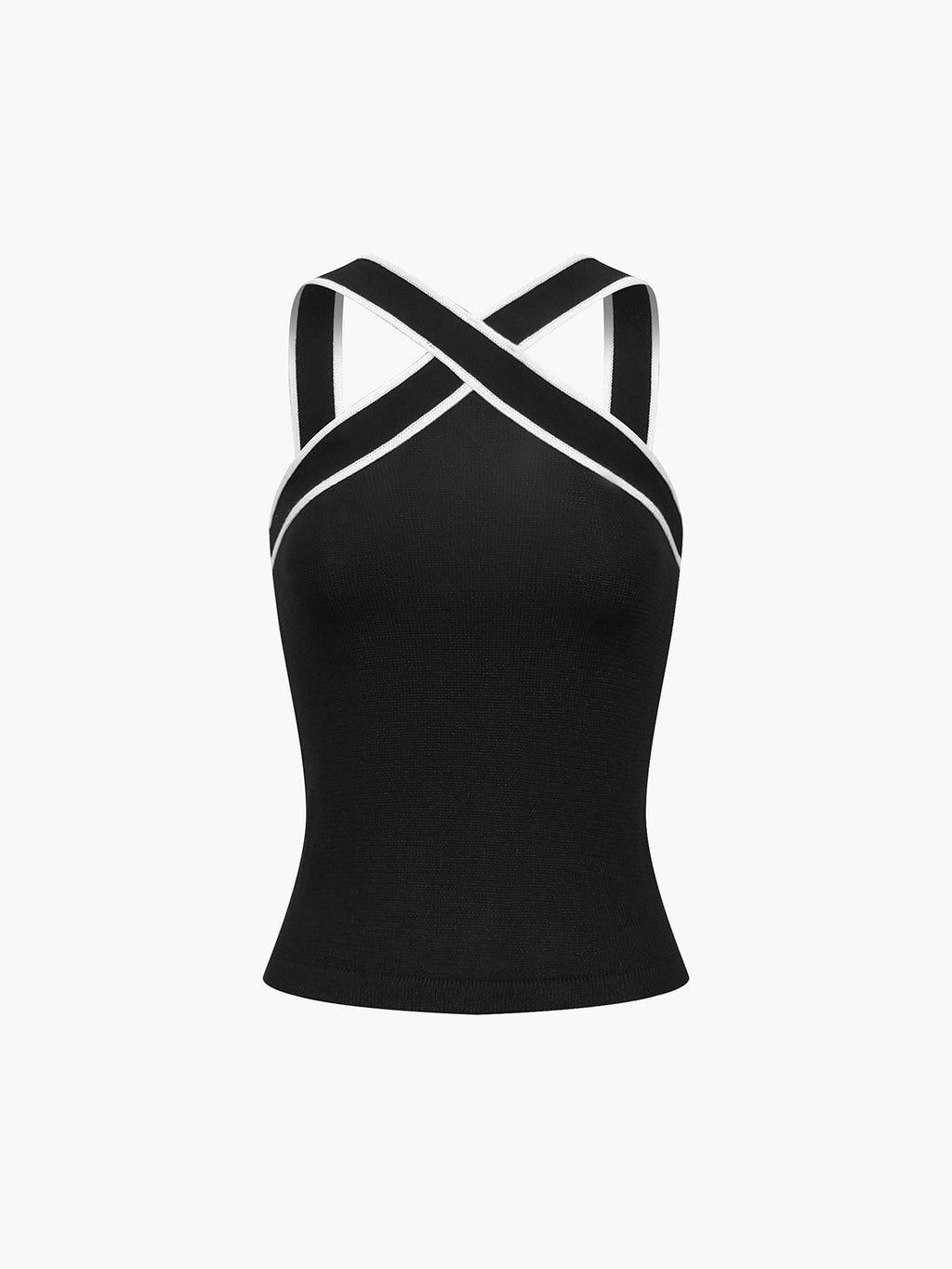 Hannah Crossed Design Tank Top