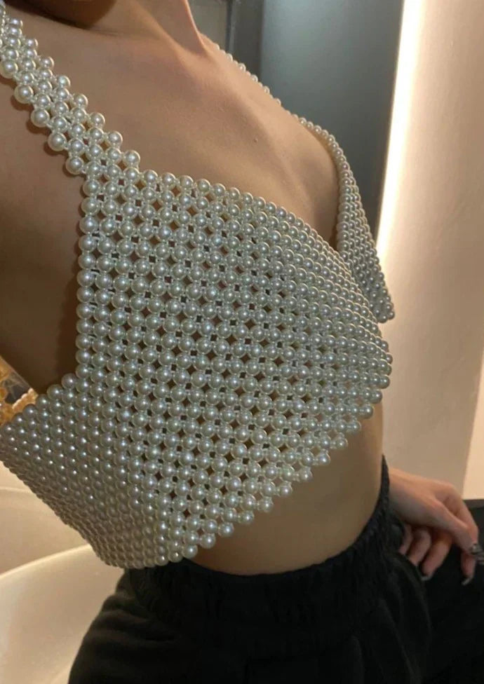 Anneliese Pearl Sleeveless Top