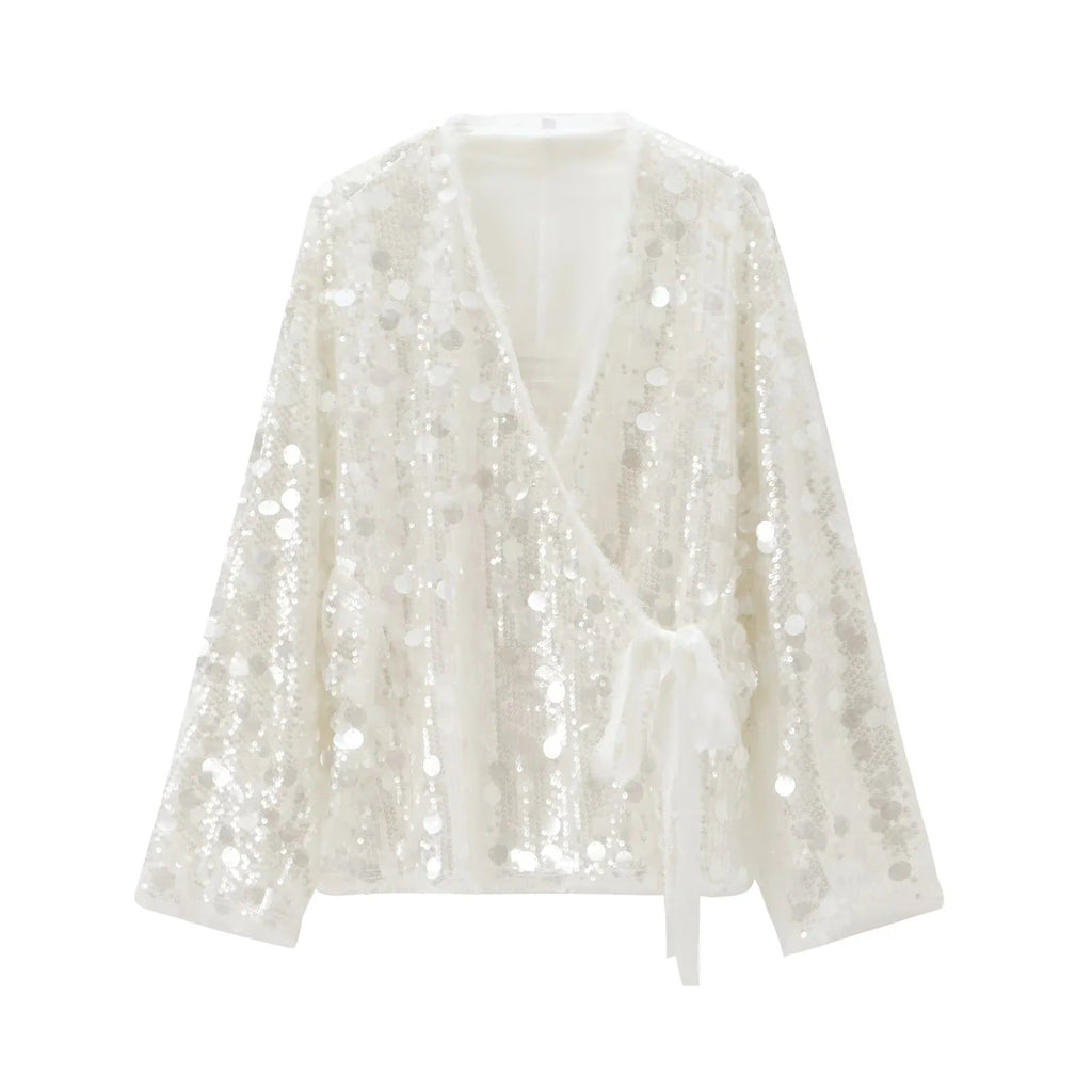 Rhea Glamorous Sparkling Blouse