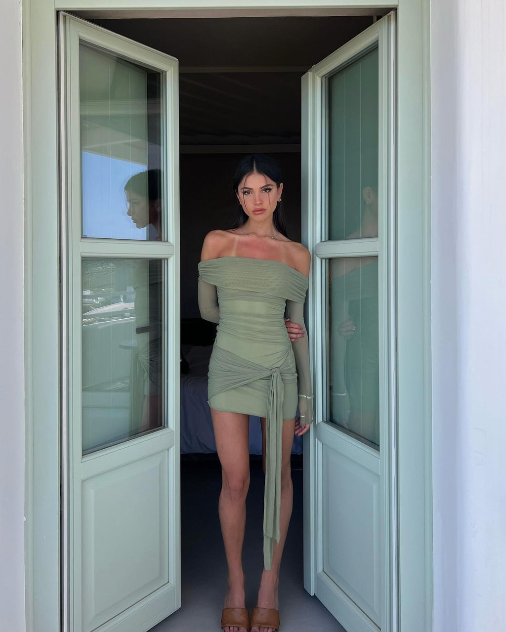 Serene One-Shoulder Mini Dress