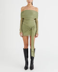 Serene One-Shoulder Mini Dress